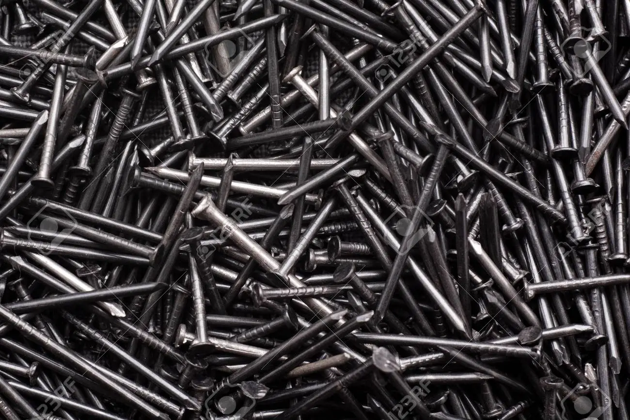 1 inch nails close up