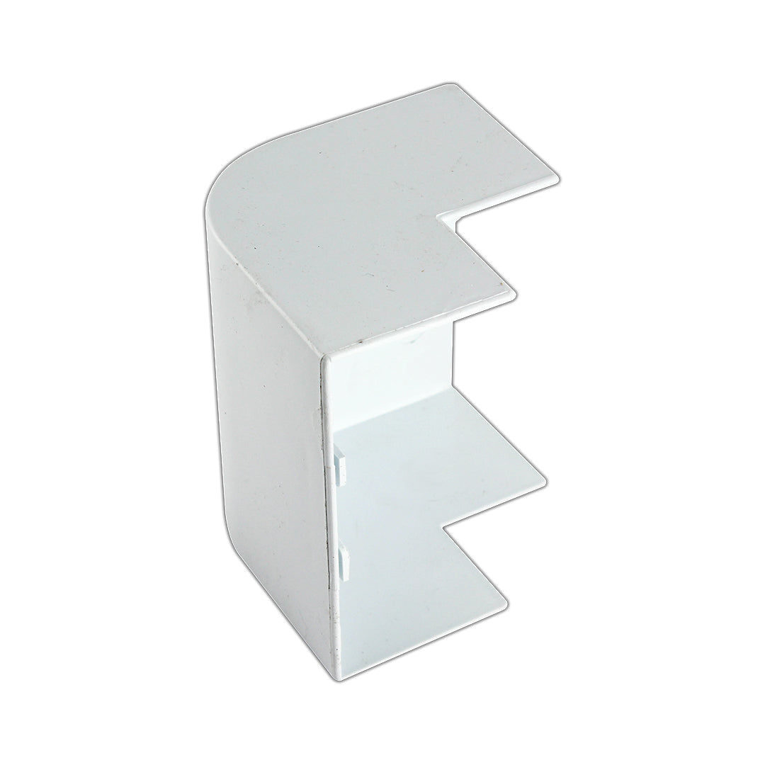 100mmx50mm Pvc Compartment Trunking External Bend