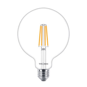 Tronic E27 LED Warm White Globe Filament Bulb