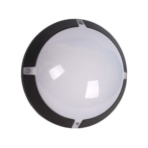 Round Black LED Bulkhead 12 Watts