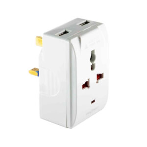 Multiplug with 2 x USB 13Amps 3 Pin