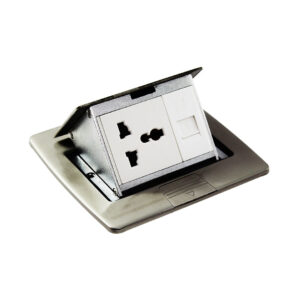 Floor Socket 1G Universal + RJ45 Data
