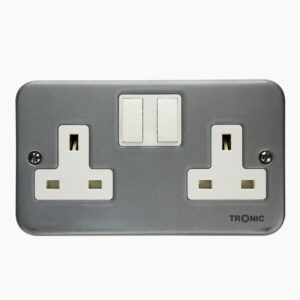 Twin Metal Clad Socket 13Amps