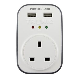 Power Guard with 2 USB Ports 13Amps