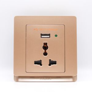 Single Socket with USB