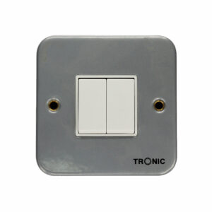 Metal Clad 2 Gang 2 Way Switch