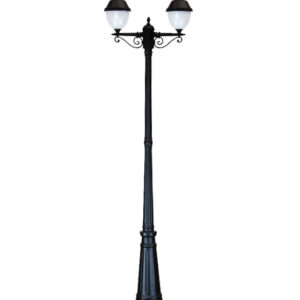 Ornamental 2 Headed Bollard Light