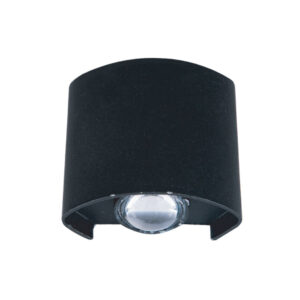 Rectangular-shaped Curved Up & Down COB Wall Light