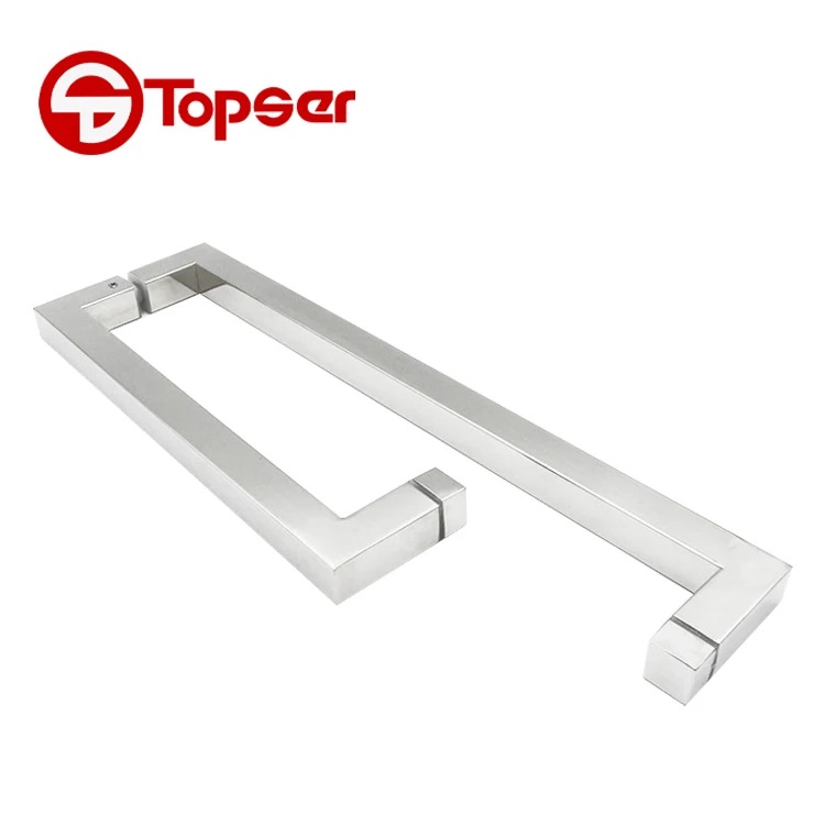 2 way glass door handle