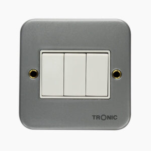 Metal Clad 3 Gang 2 Way Switch