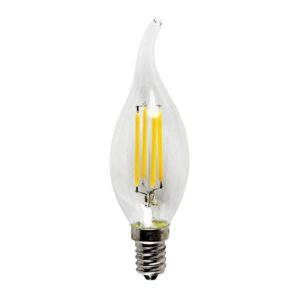4 Watts Candle Tail Filament LED Warm White E14 (Small Screw) Bulb