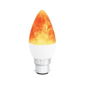 4 Watts Candle Flame LED B22 (Pin) Bulb