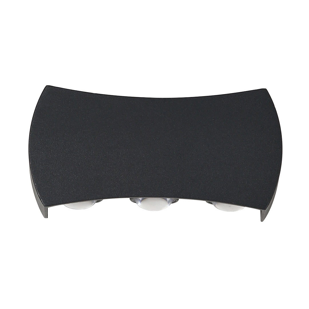 6 Watts Black Led Wall Light