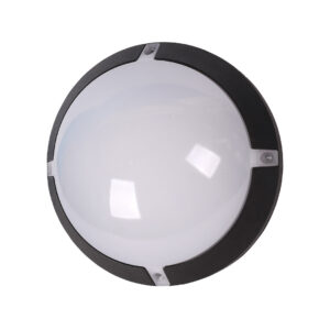 Black Round LED Bulkhead 8 Watts