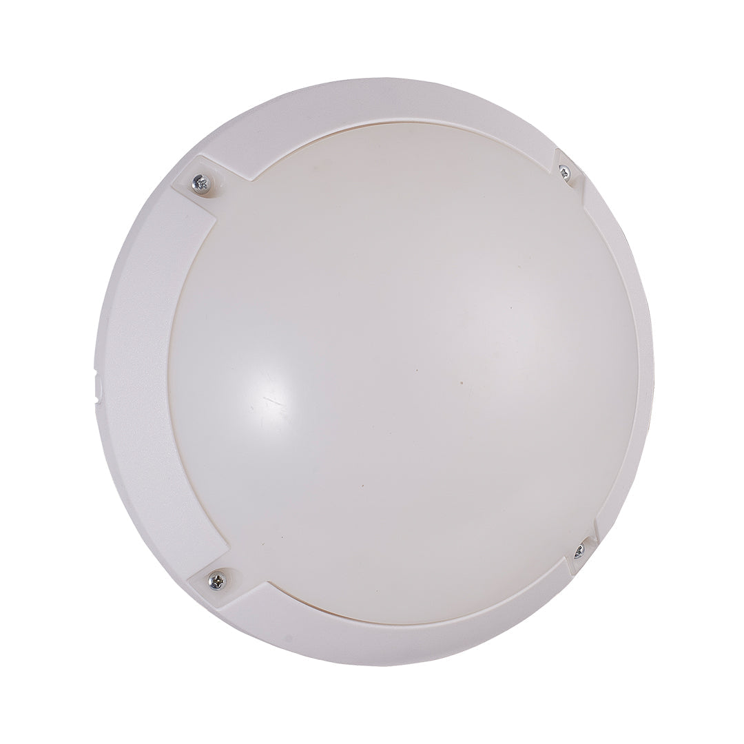 8w White Round Led Bulkhead