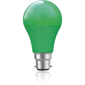 9 Watts Green LED B22 (Pin) Bulb