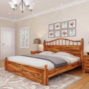 Hardwood Panel Bed 3
