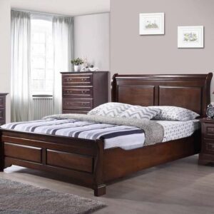 Hardwood Panel Bed 7