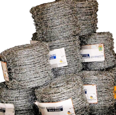 Berbed wire Elephant