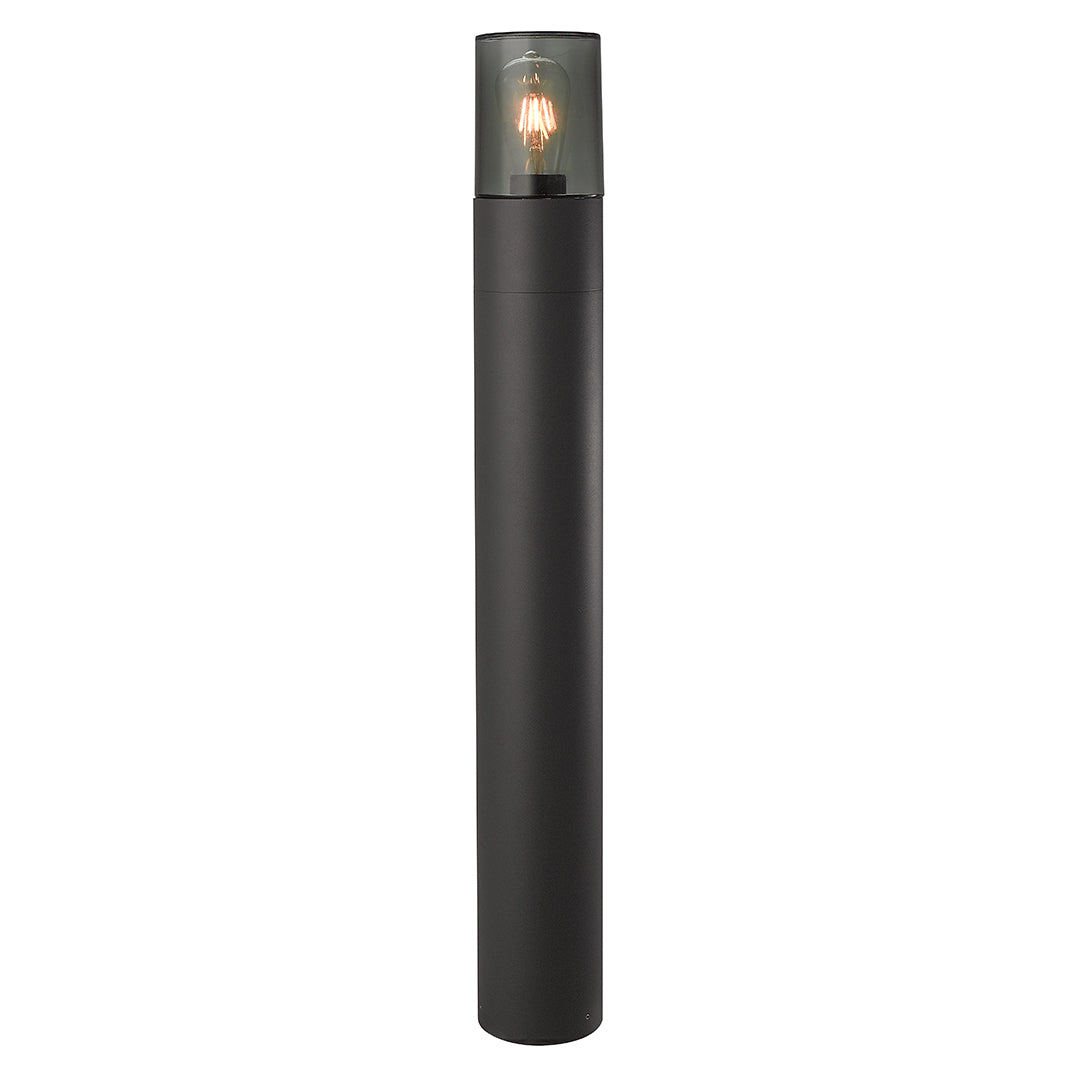 Black Bollard Light