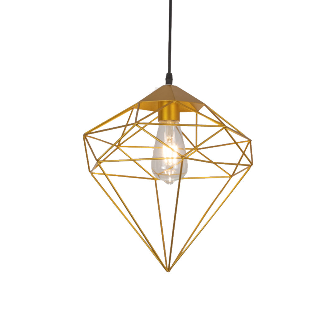 Black Diamond Cage Pendant Lamp