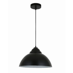 Black Dome Hanging Light