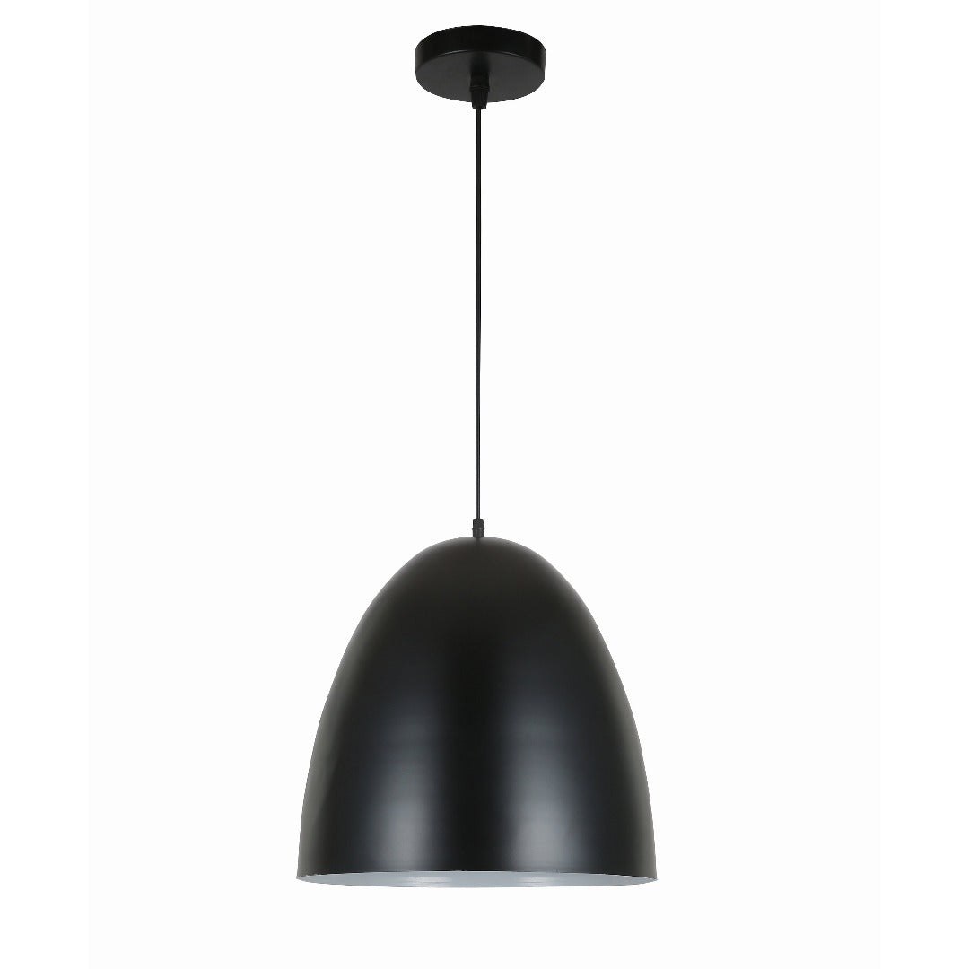 Black Dome Pendant Light