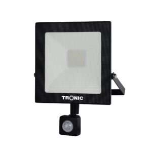 Black LED Motion Sensor Floodlight 50 Watts