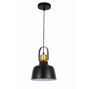 Black Modern Industrial Pendant