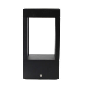Black Modern LED Garden Gate Light