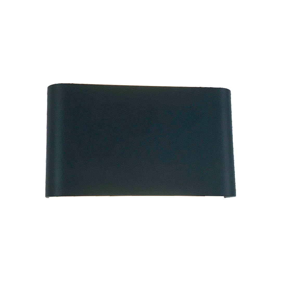 Black Rectangular 6 Way Wall Light