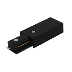 Black Tracklight Connector with 2 Wires