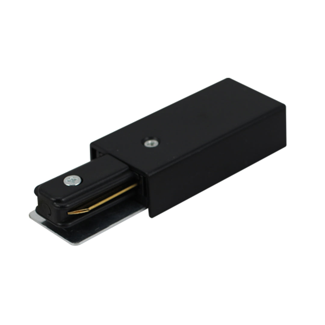 Black Tracklight Connector With 2 Wires 1