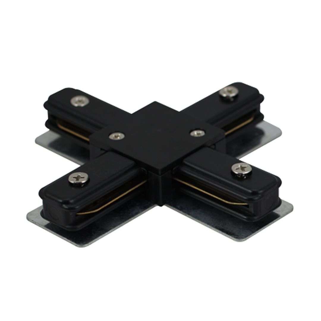 Black Tracklight Connector With 2 Wires