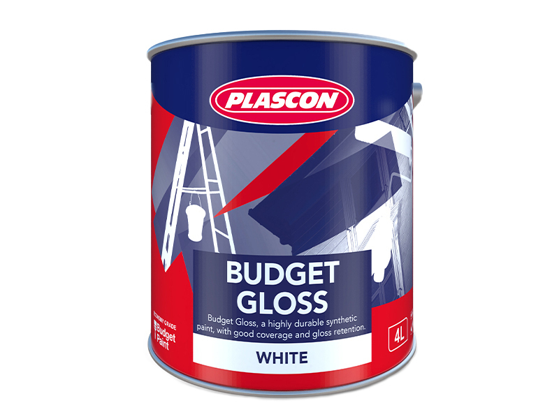 Budget Gloss White Paint PLASCON