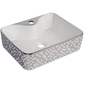 Designed Rectangular marble table top basins