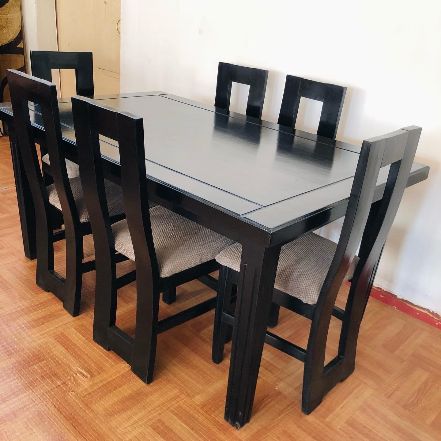Dining 6 Seater Black