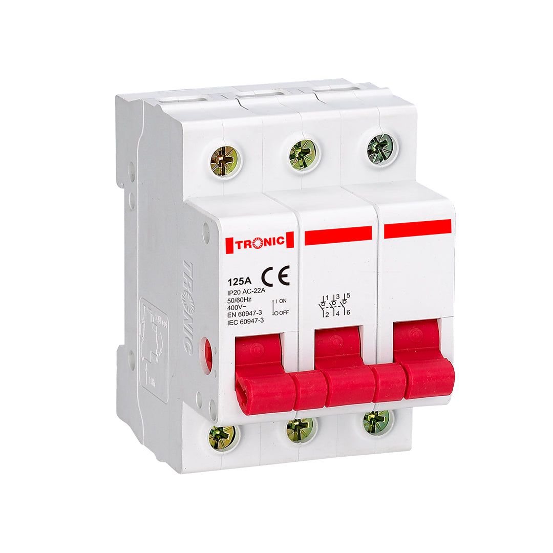 Double Pole 125A Isolator