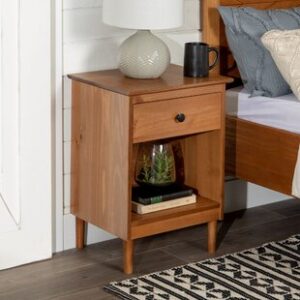 Drawer Solid Wood Nightstand