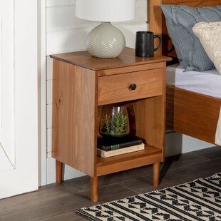 Drawer Solid Wood Nightstand