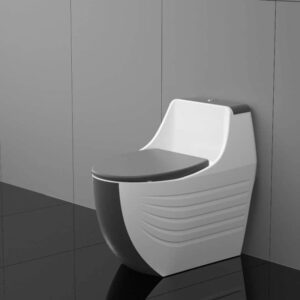 European Striped bowl toilet