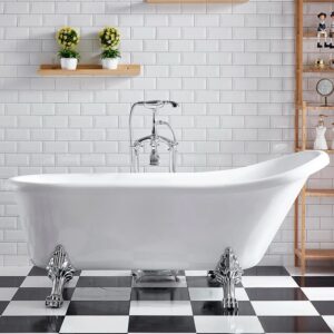 Free standing acrylic bath tub