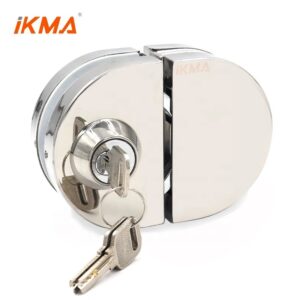 Glass central door lock
