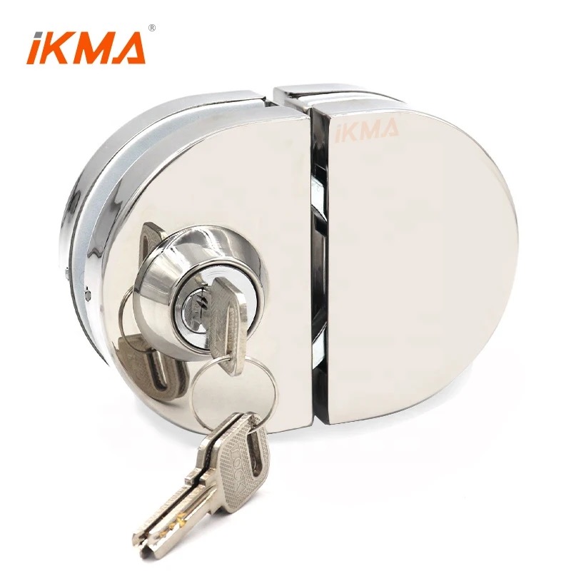 Glass central door lock