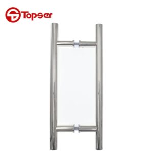 Glass door handles circular