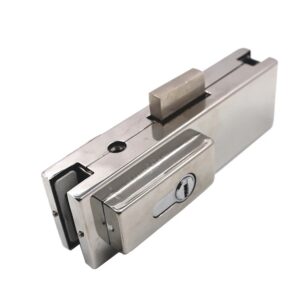 Glass floor door lock