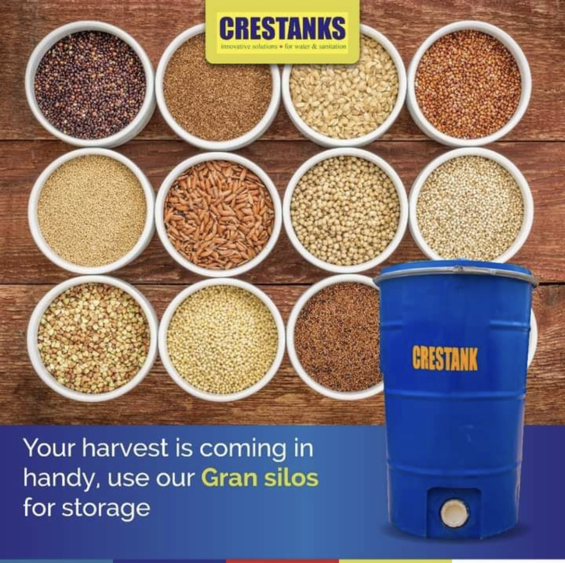 Grain silos 500 litres