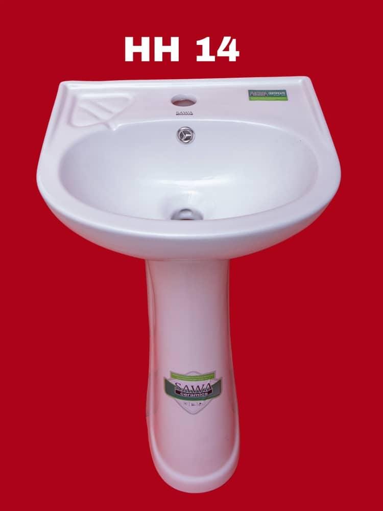 HH 14 ceramic Sawa wash hand basin with stands