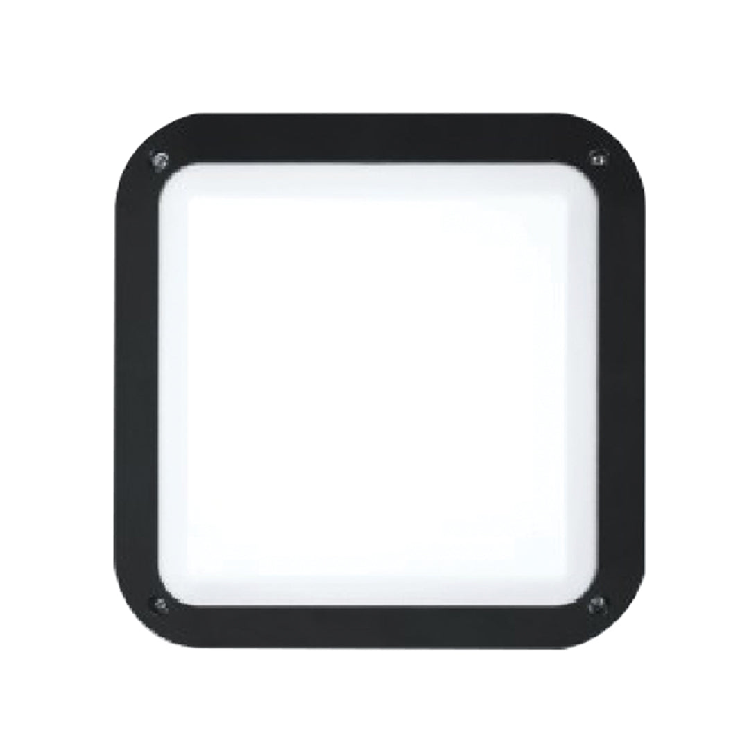 IP66 Square Bulkhead Black