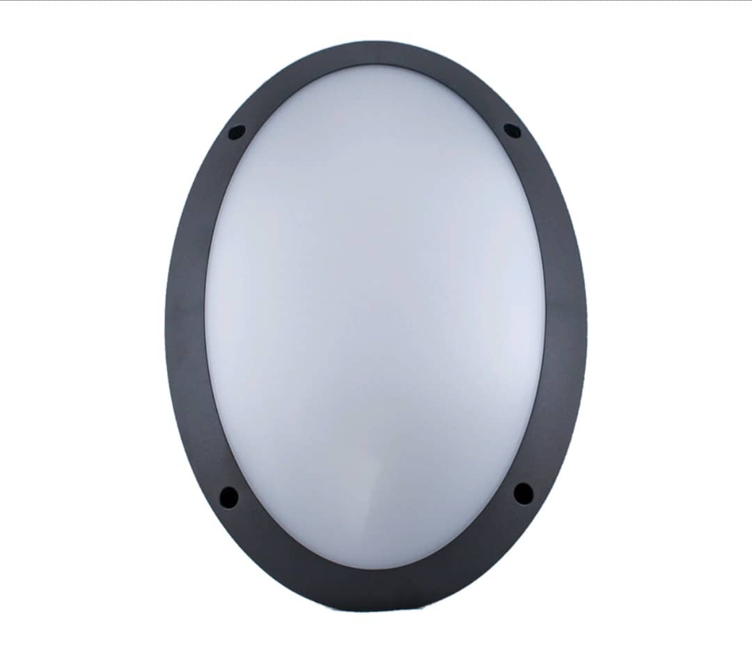 Ip66 Oval Bulkhead Grey